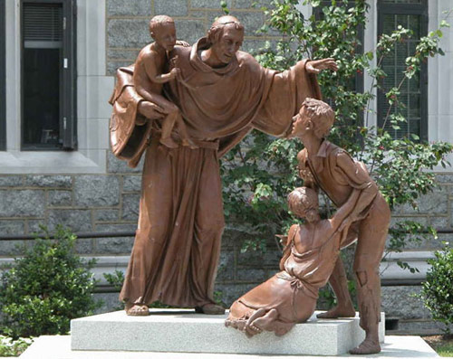 Melchiorre Caffà: The Charity of Thomas of Villanova - at Villanova University