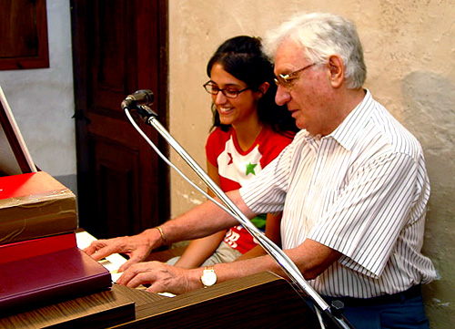 An Augustinian tutoring in the church at Gubbio