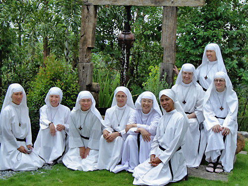 Augustinian contemplatve nuns at Bulacan monastery, Philippines