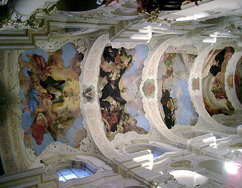 Ceiling of the Augustinian Church of St Thomas in Prague