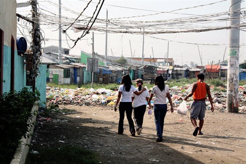 Baseco, a poor area served by the Augustinians at Intramuros, Manila.