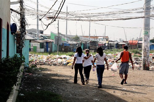 Baseco, a poor area served by the Augustinians at Intramuros, Manila.